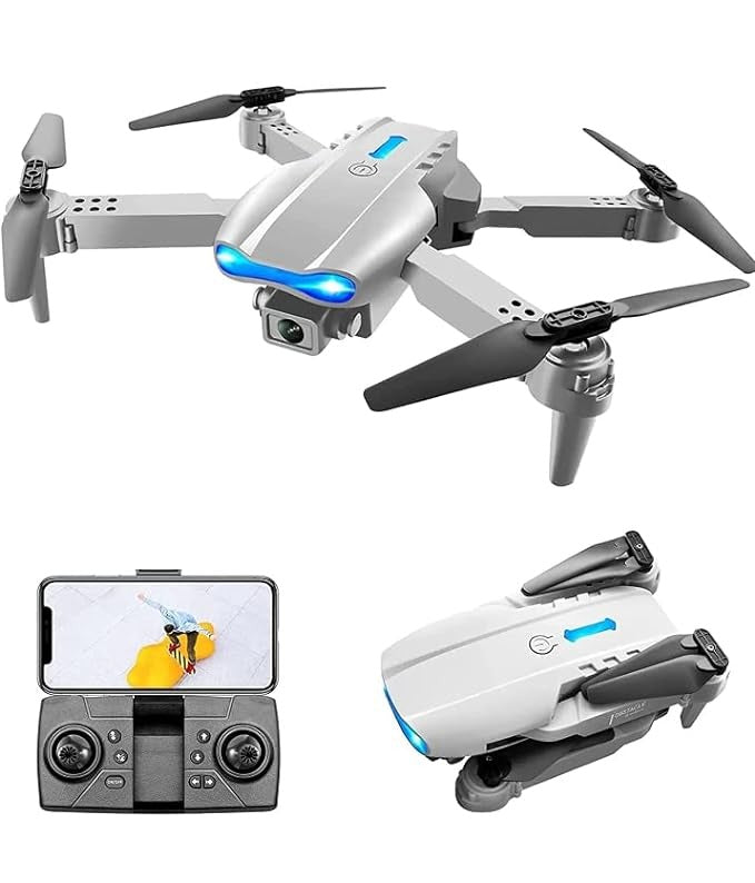 Take Flight – E99 Drone Camera with HD Camera & Smart Controls │انطلق في الجو – طائرة الدرون E99 المزودة بكاميرا عالية الدقة (HD) وتحكم ذكي.