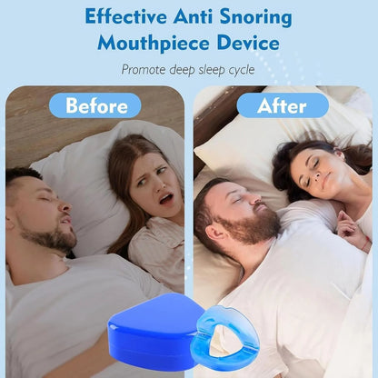 Sleep Quietly, Wake Refreshed – Anti Snore Mouthpiece │نَم بهدوء واستيقظ بنشاط – قطعة فموية مانعة للشخير