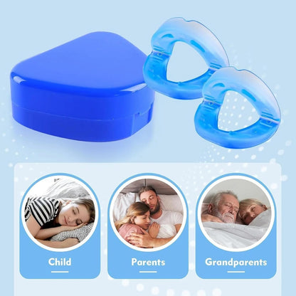 Sleep Quietly, Wake Refreshed – Anti Snore Mouthpiece │نَم بهدوء واستيقظ بنشاط – قطعة فموية مانعة للشخير