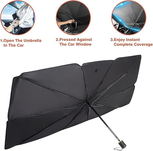 Car Windshield Sun Umbrella │ مظلة الشمس للزجاج الأمامي للسيارة