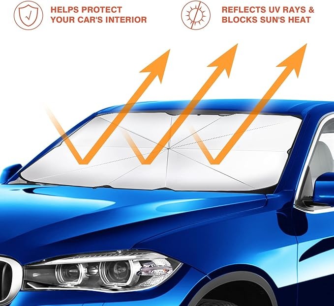 Car Windshield Sun Umbrella │ مظلة الشمس للزجاج الأمامي للسيارة