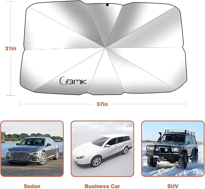 Car Windshield Sun Umbrella │ مظلة الشمس للزجاج الأمامي للسيارة